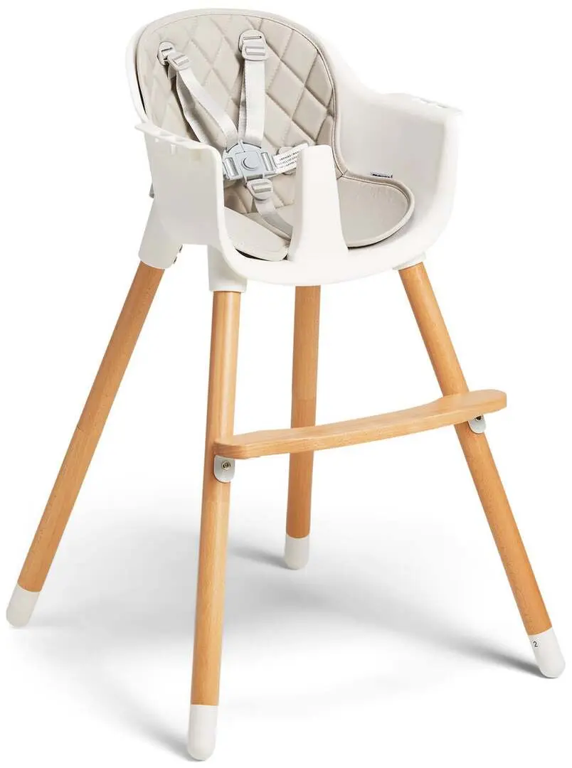 Scaun pentru hranire 2in1 KinderKraft Sienna (Gray/White) - 5