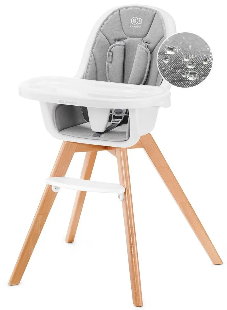 Стульчик для кормления 2в1 Kinderkraft Tixi (Grey) - 9