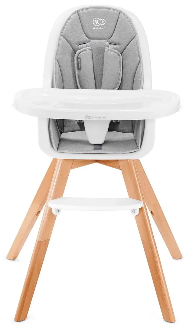Стульчик для кормления 2в1 Kinderkraft Tixi (Grey)