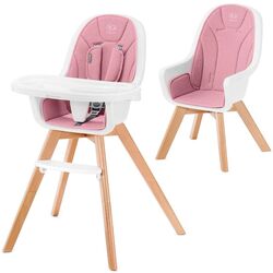 Стульчик для кормления 2в1 Kinderkraft Tixi (Pink/White) Thumb