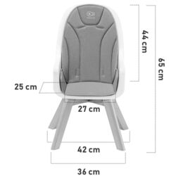 Стульчик для кормления 2в1 Kinderkraft Tixi (Pink/White) Thumb