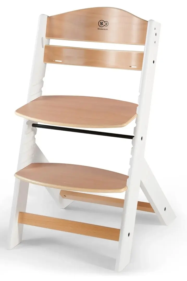 Scaun pentru hranire 3in1 KinderKraft Enock (White/Wood) - 2