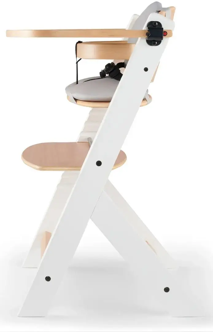 Scaun pentru hranire 3in1 KinderKraft Enock (White/Wood) - 3