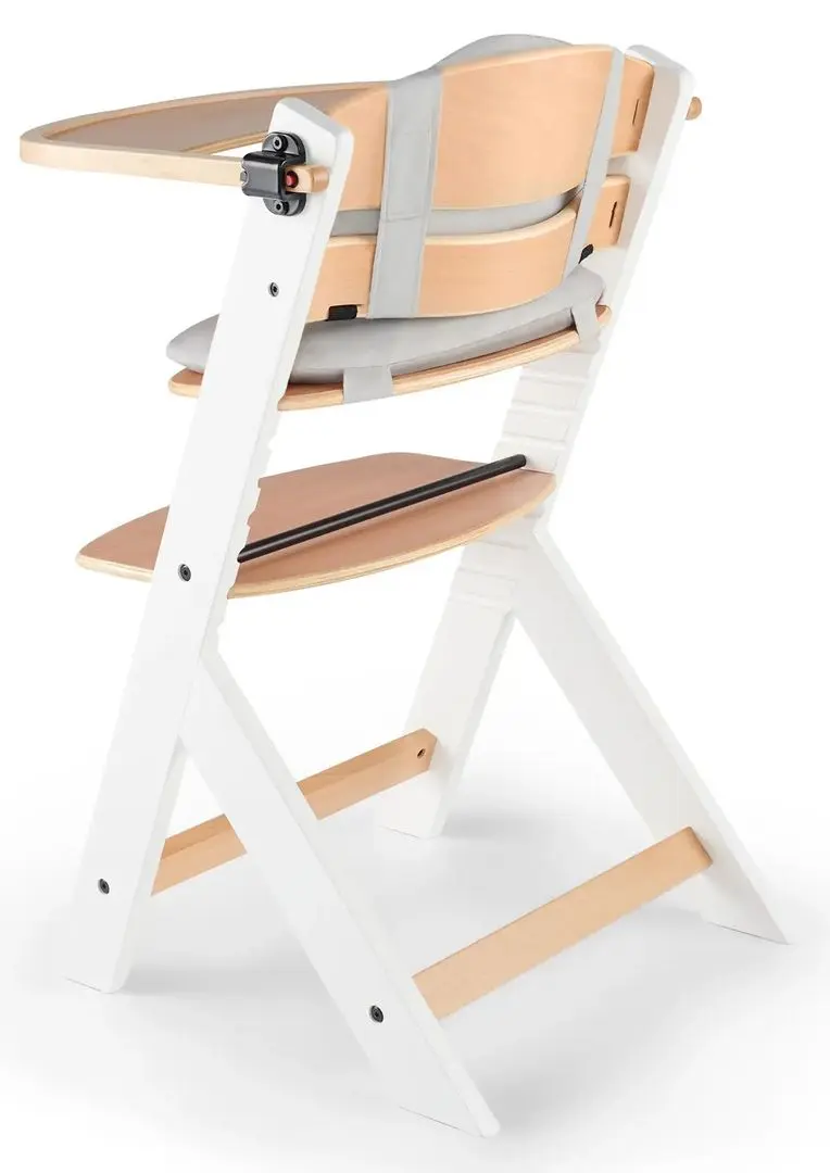Scaun pentru hranire 3in1 KinderKraft Enock (White/Wood) - 4