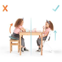 Scaun pentru hranire 3in1 KinderKraft Enock (White/Wood) Thumb