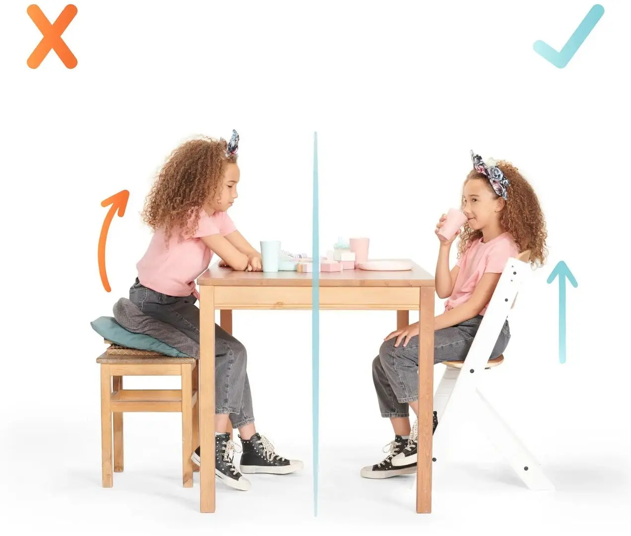 Scaun pentru hranire 3in1 KinderKraft Enock (White/Wood) - 7