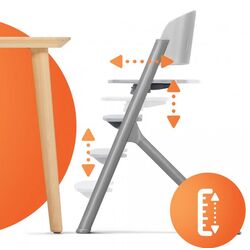 Scaun pentru hranire 3in1 Kinderkraft Igee (Grey) Thumb