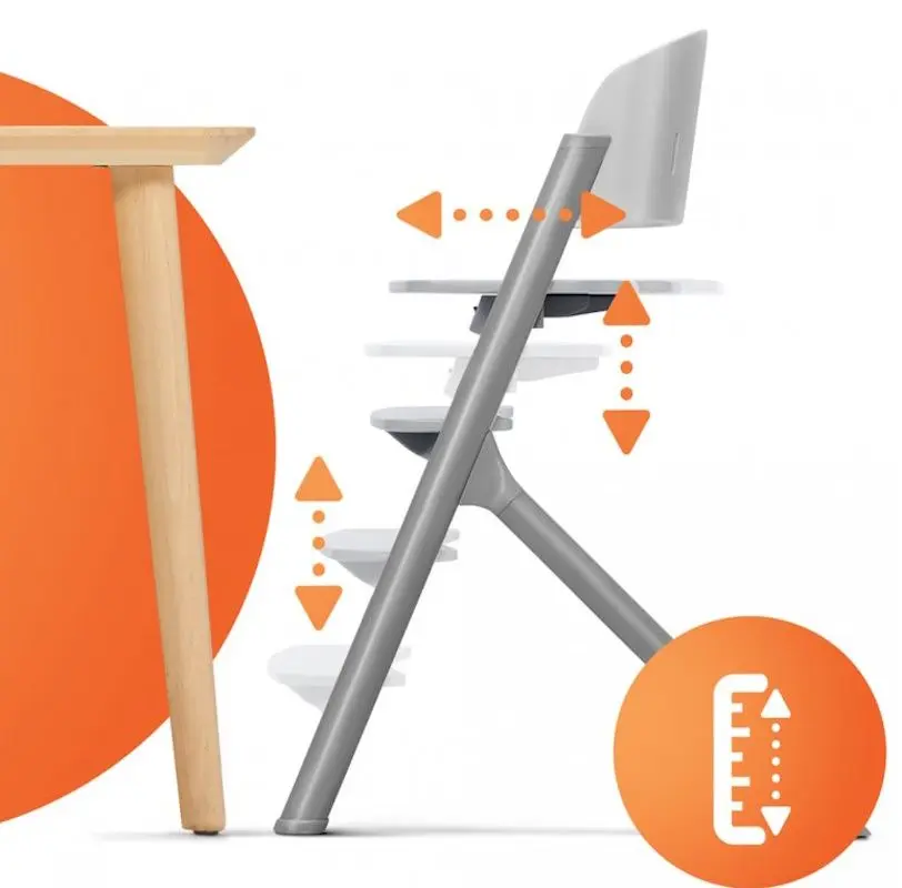 Scaun pentru hranire 3in1 Kinderkraft Igee (Grey)