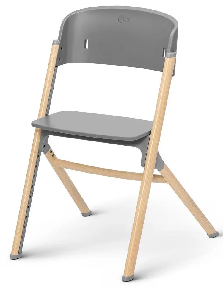 Scaun pentru hranire 3in1 Kinderkraft Igee (Grey/Wood)