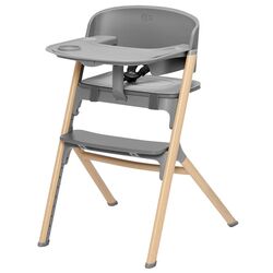 Scaun pentru hranire 3in1 Kinderkraft Igee (Grey/Wood)