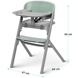 Scaun pentru hranire si sezlong 4in1 Kinderkraft Livy Calmee (Olive Green) Thumb