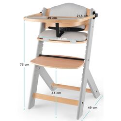 Стульчик для кормления Kinderkraft Enock (Grey) Thumb