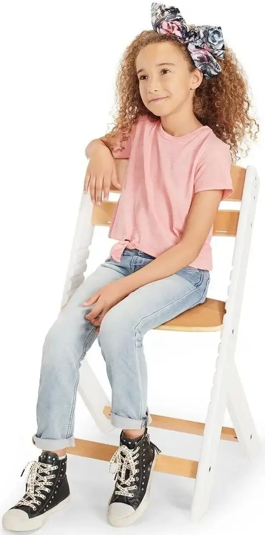 Scaun pentru hranire KinderKraft Enock (Grey Wood)