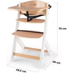 Scaun pentru hranire KinderKraft Enock (Grey Wood) Thumb