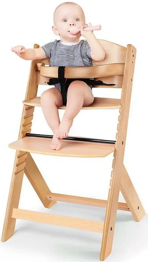Scaun pentru hranire KinderKraft Enock KHENOC00NAT00WT (Wood)