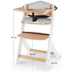 Стульчик для кормления KinderKraft Enock (White) Thumb