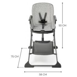 Scaun pentru hranire Kinderkraft Foldee KHFOLD00GRY0000 (Grey) Thumb
