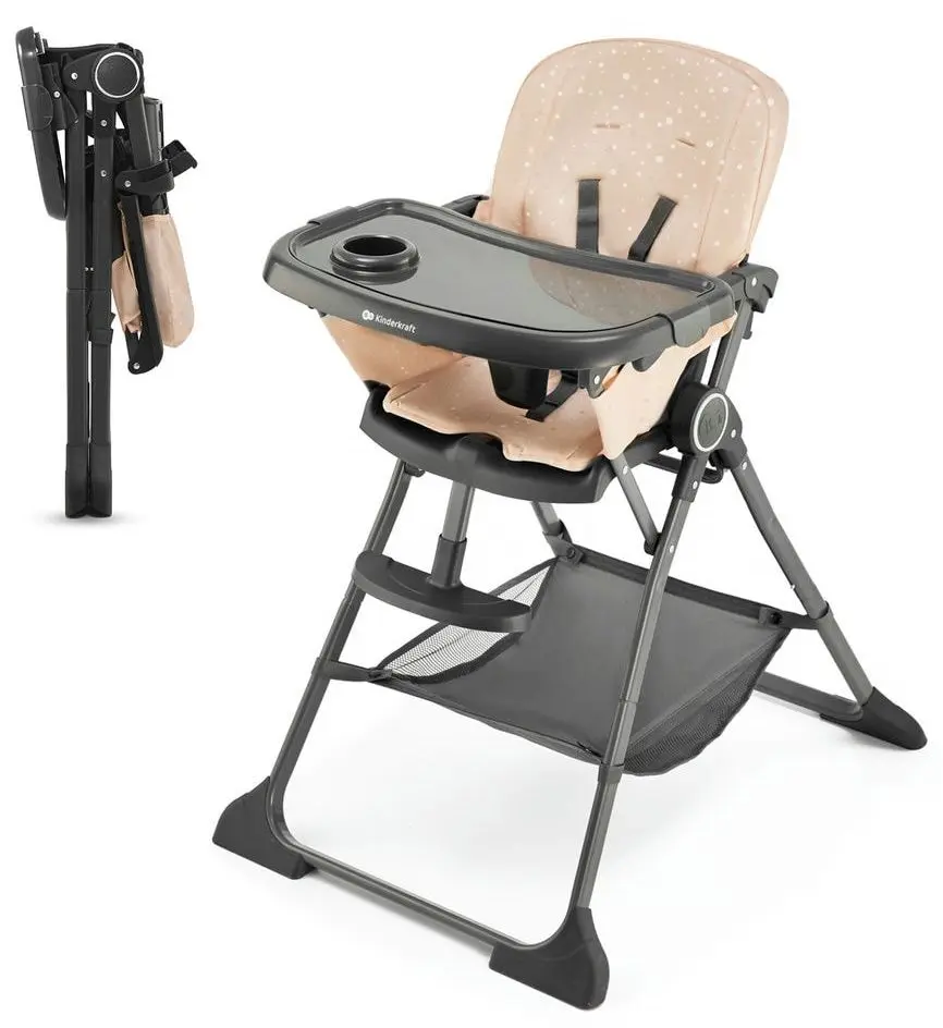 Scaun pentru hranire Kinderkraft Foldee KHFOLD00PNK0000 (Pink)