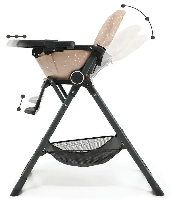 Scaun pentru hranire Kinderkraft Foldee KHFOLD00PNK0000 (Pink)