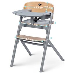 Scaun pentru hranire Kinderkraft Livy (Oak) Thumb