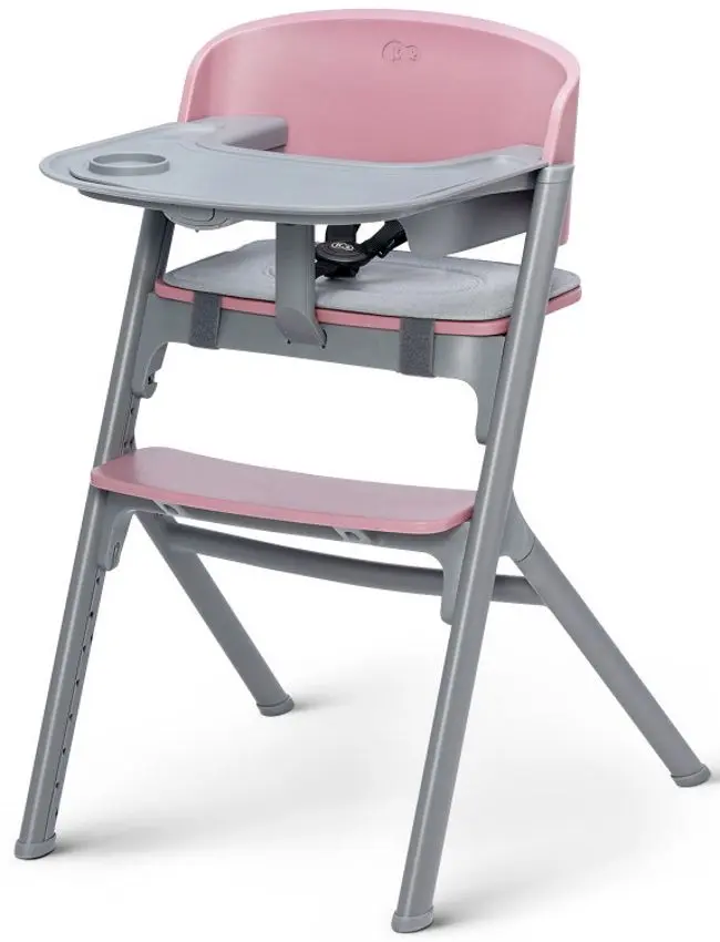 Scaun pentru hranire Kinderkraft Livy (Pink/Grey)