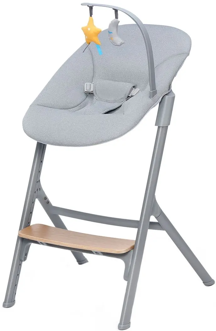 Scaun pentru hranire KinderKraft Livy + Sezlong Calmee (Oak/Grey) - 3