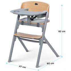 Scaun pentru hranire KinderKraft Livy + Sezlong Calmee (Oak/Grey) Thumb