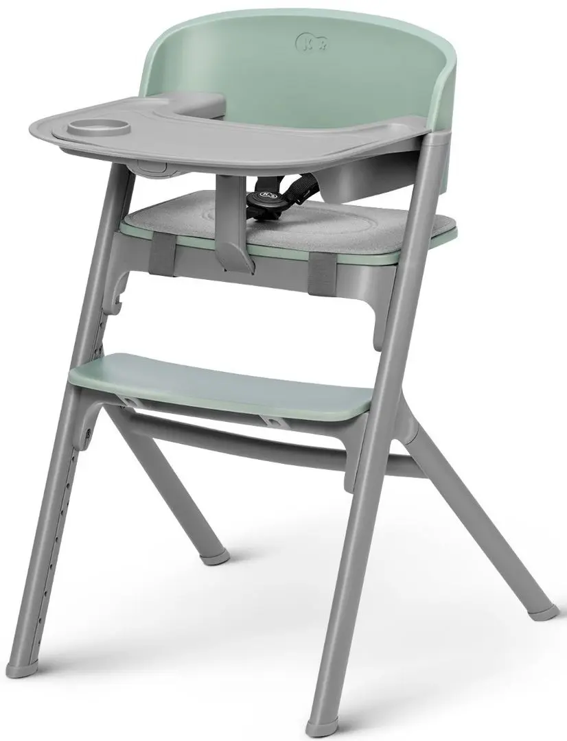 Scaun pentru hranire KinderKraft Livy + Sezlong Calmee (Olive Green/Grey) - 2