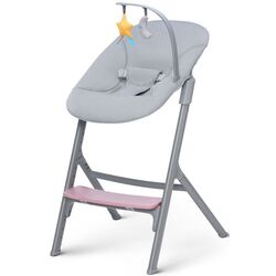 Стульчик для кормления KinderKraft Livy + Шезлонг Calmee (Pink/Grey) Thumb