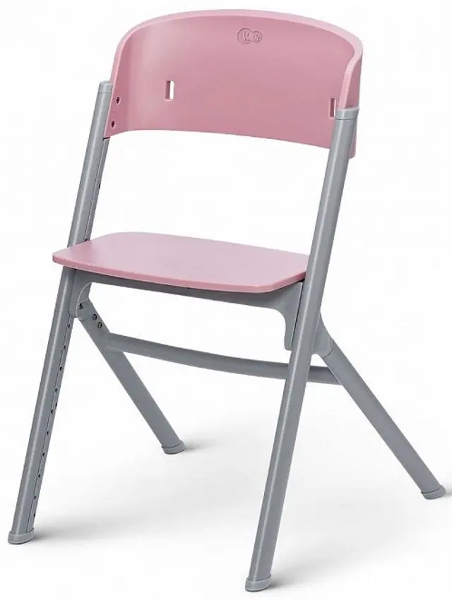 Стульчик для кормления KinderKraft Livy + Шезлонг Calmee (Pink/Grey) - 4