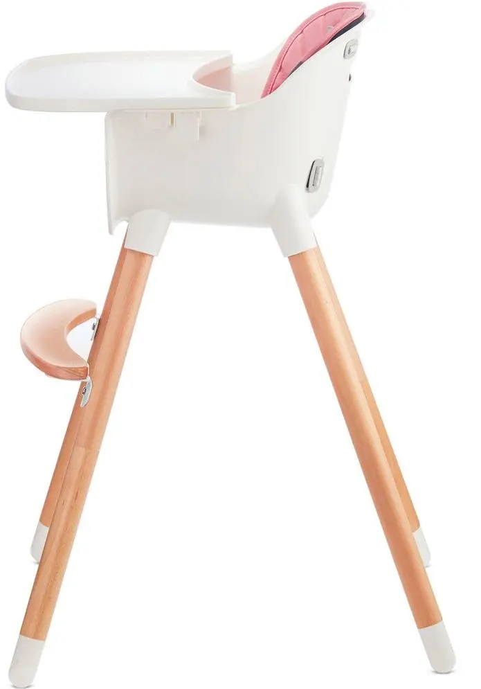 Стульчик для кормления KinderKraft Sienna (Pink/White) - 3