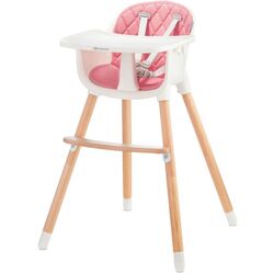 Стульчик для кормления KinderKraft Sienna (Pink/White)