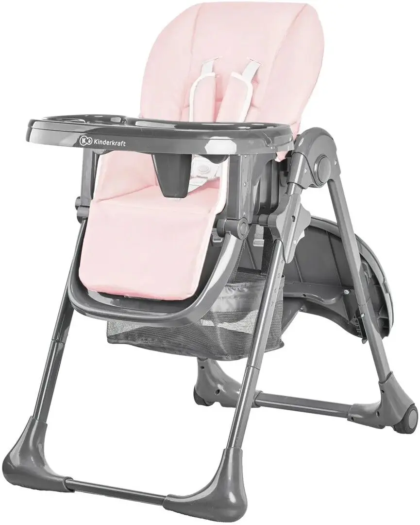 Scaun pentru hranire Kinderkraft Tastee (Rose/Grey)