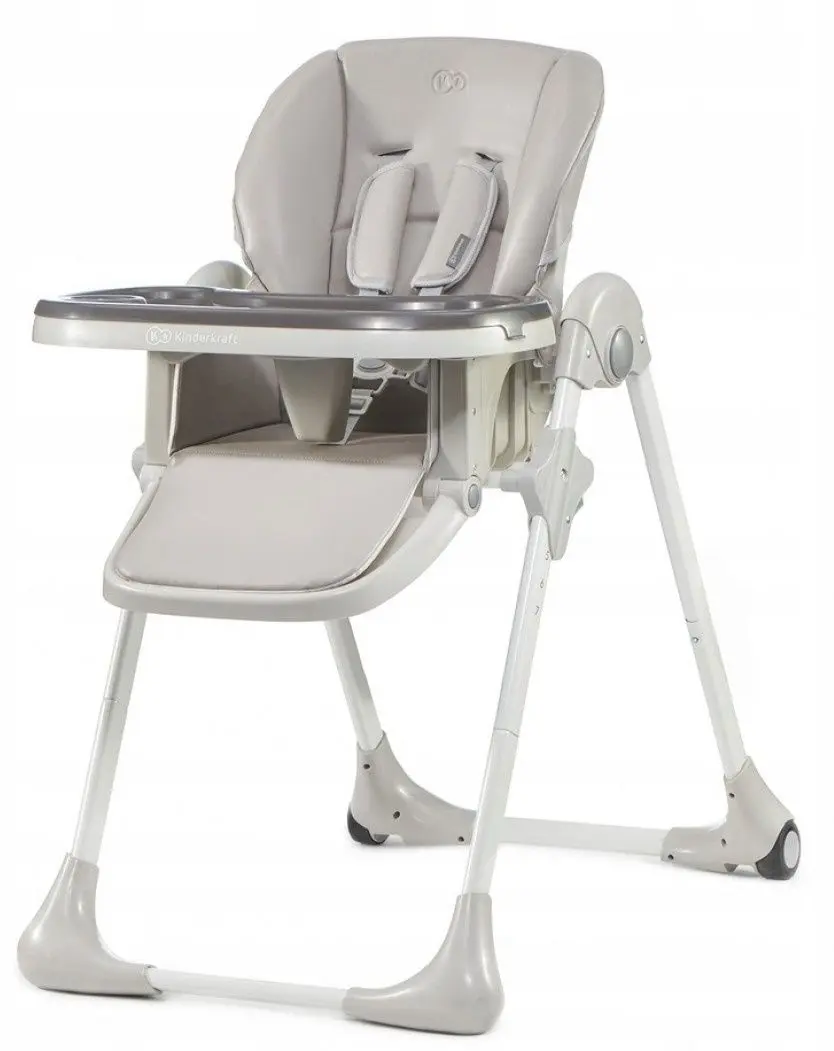Scaun pentru hranire Kinderkraft Yummy (Grey)