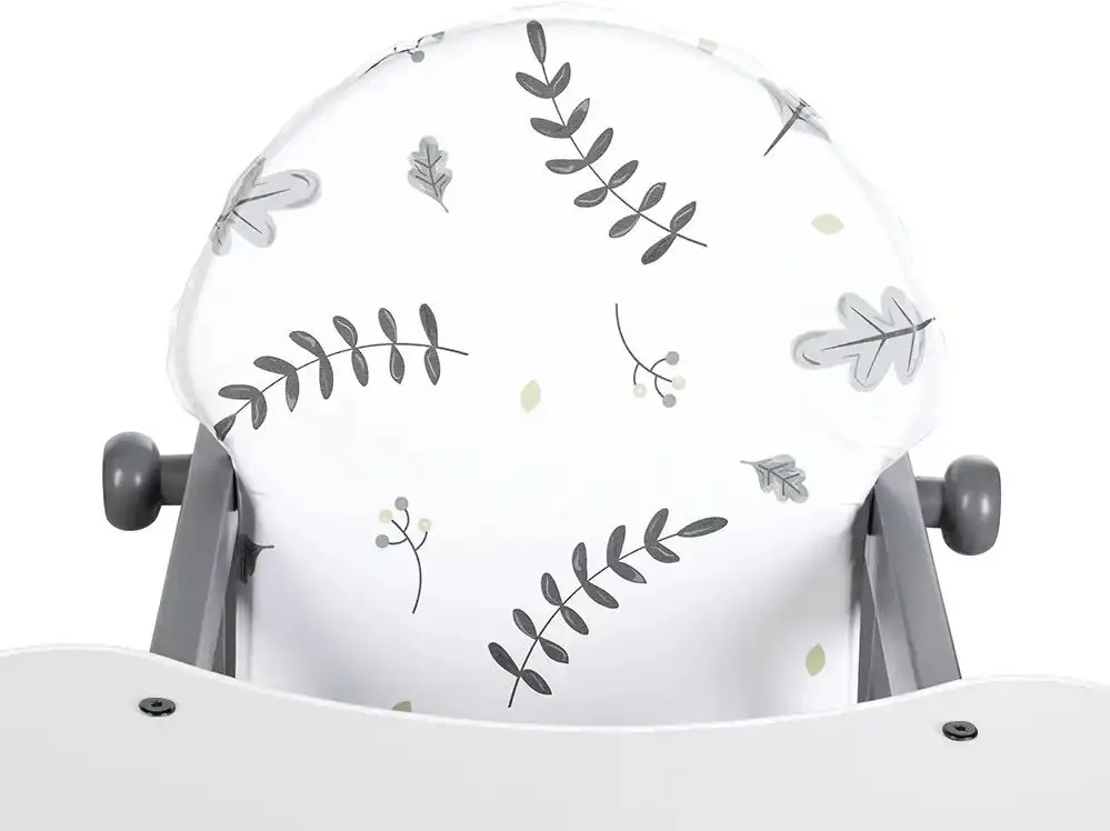 Scaun pentru hranire 2in1 Klups Lily (Graphite) - 4