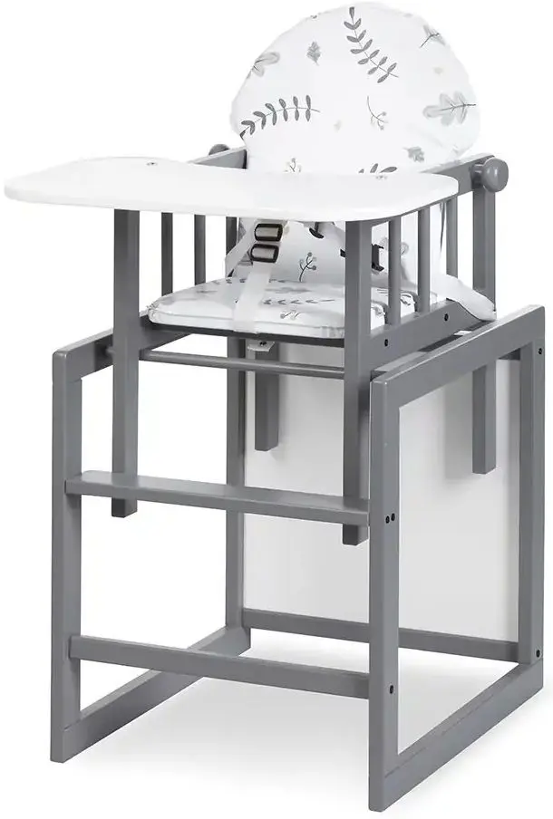 Scaun pentru hranire 2in1 Klups Lily (Graphite)