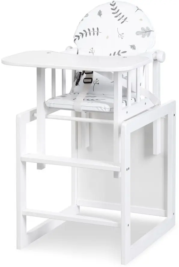 Стульчик для кормления 2в1 Klups Lily (White)