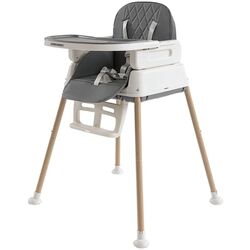 Стульчик для кормления 6в1 Kruzzel 22014 (Grey)