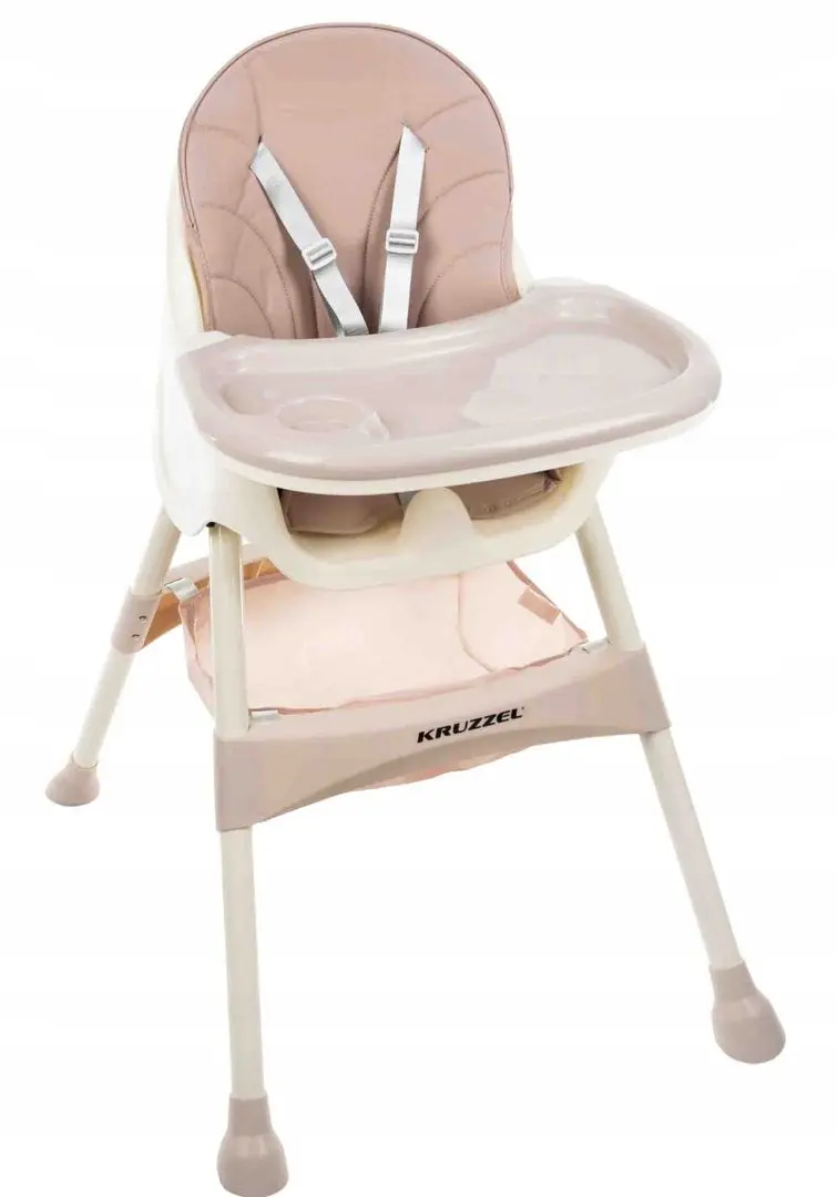 Стульчик для кормления Kruzzel 12058 (Powder Pink)