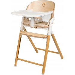 Scaun pentru hranire 3in1 Lionelo Celia (White/Natural)