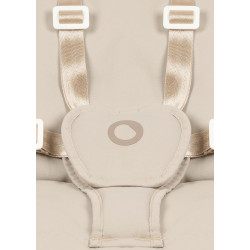 Scaun pentru hranire 3in1 Lionelo Celia (White/Natural) Thumb