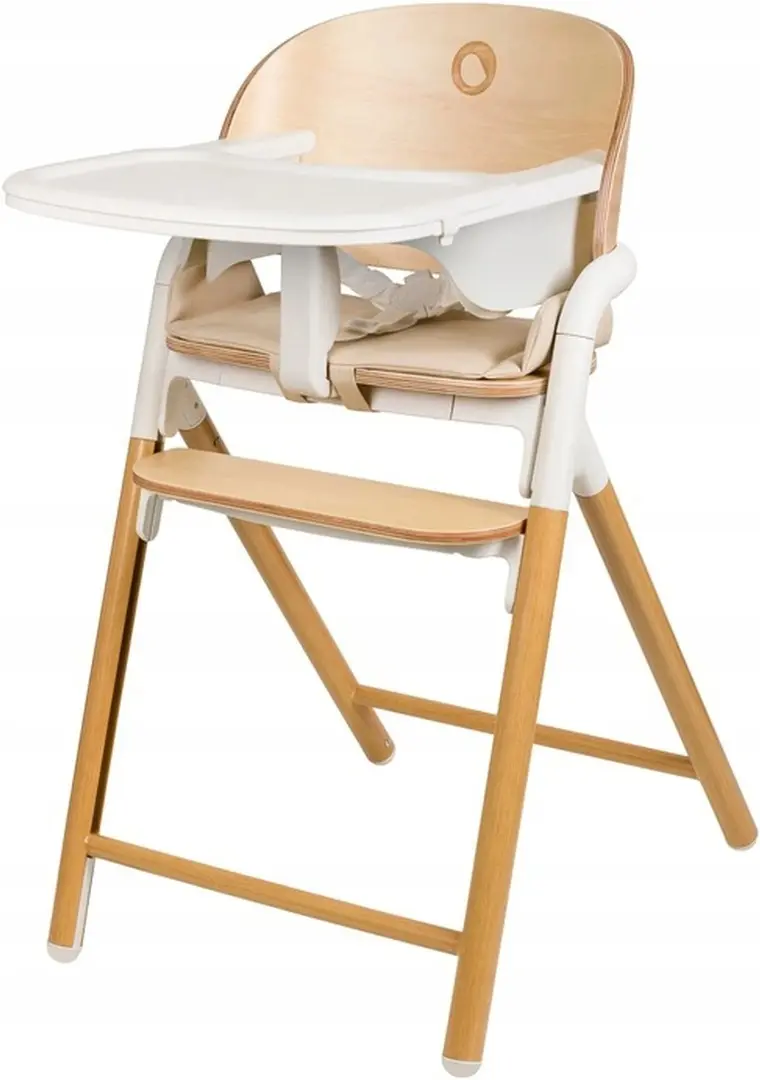 Scaun pentru hranire 3in1 Lionelo Celia (White/Natural)