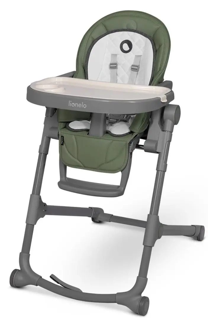 Scaun pentru hranire 2in1 Lionelo Cora Plus (Green Olive)