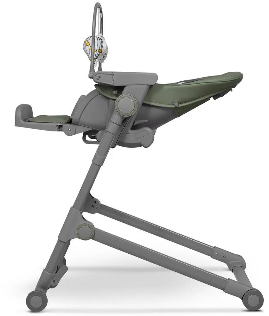 Scaun pentru hranire 2in1 Lionelo Cora Plus (Green Olive)