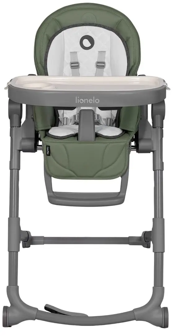 Scaun pentru hranire 2in1 Lionelo Cora Plus (Green Olive)
