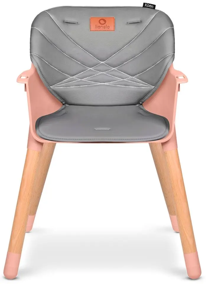 Scaun pentru hranire 2in1 Lionelo Koen (Pink/Grey)
