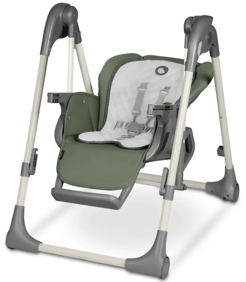 Scaun pentru hranire 2in1 Lionelo Laurice (Green Olive)