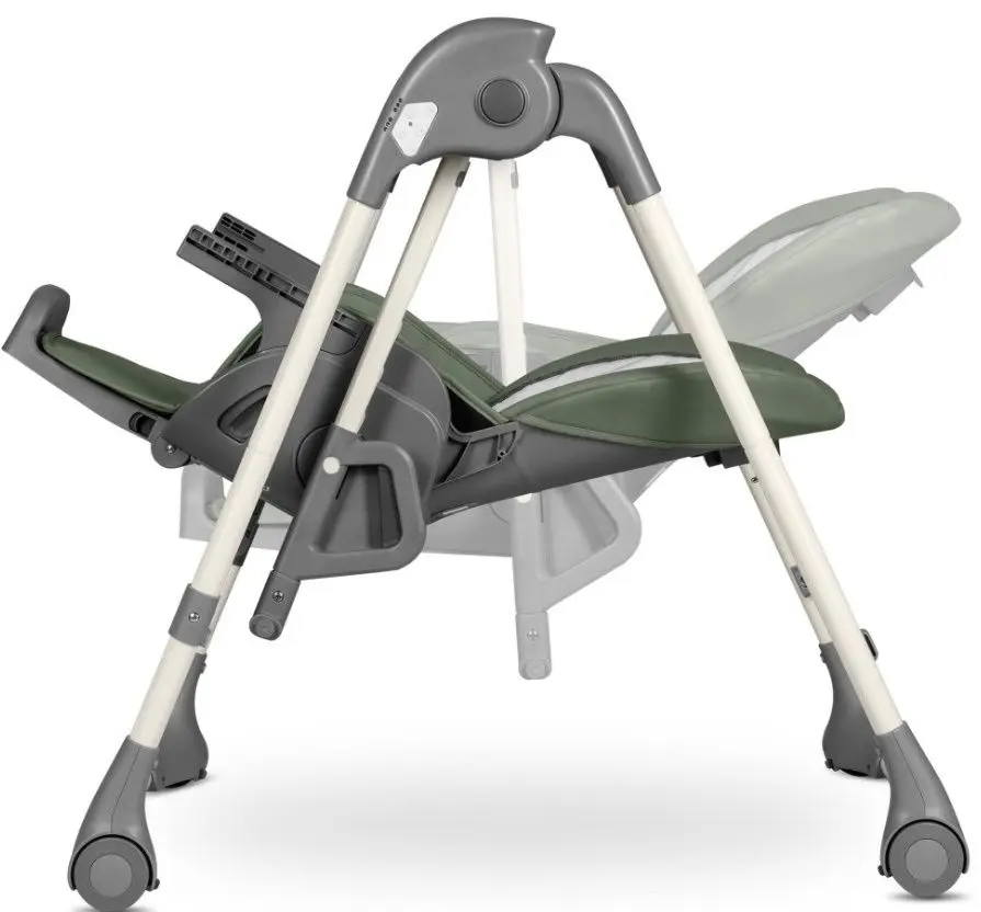 Scaun pentru hranire 2in1 Lionelo Laurice (Green Olive)