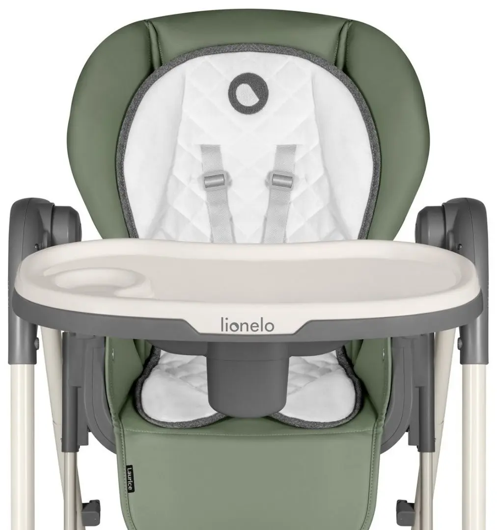 Scaun pentru hranire 2in1 Lionelo Laurice (Green Olive)
