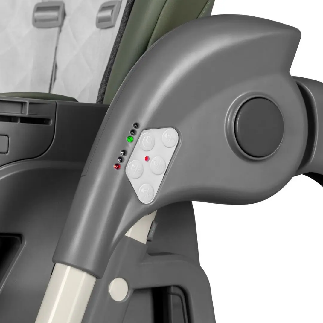 Scaun pentru hranire 2in1 Lionelo Laurice (Green Olive)